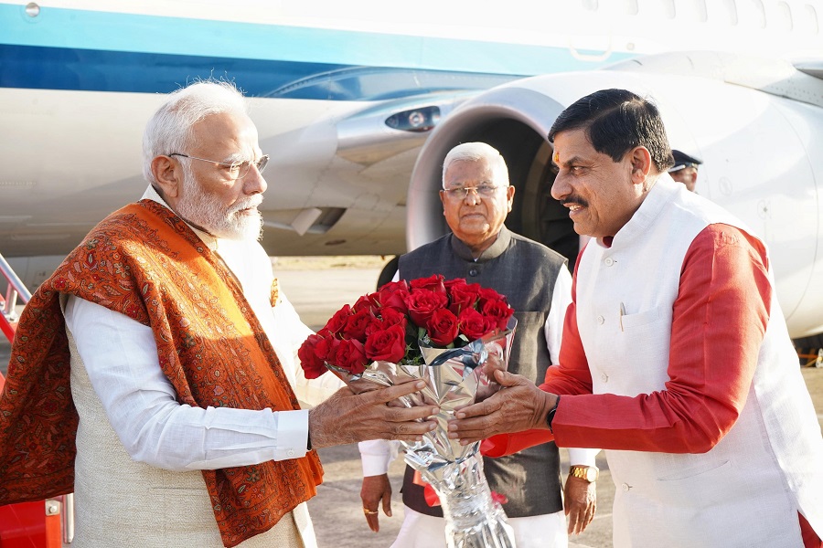 Prime Minister Narendra Modi extends birthday wishes to Madhya Pradesh CM Mohan Yadav